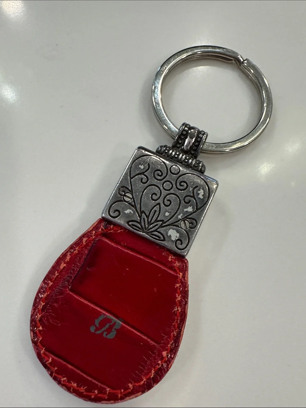 Brighton red leather